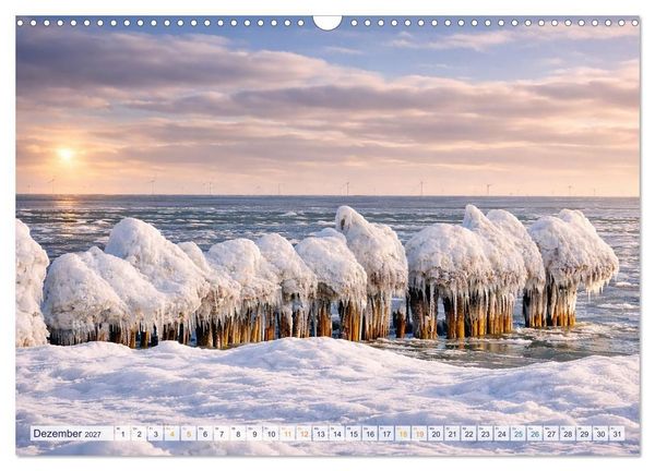 Produktbild: Inseltr&auml;ume R&uuml;gen &ndash; 12 Monate pure Ostsee-Magie (Wandkalender 2027 DIN A3 quer), CALVENDO Monatskalender