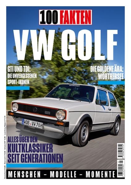 100 Fakten: VW Golf, Taschenbuch von Eberhard Kittler, Heel, 978-3-96664-974-2