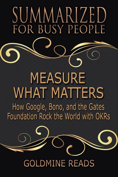 Produktbild: Summarized for Busy People - Measure What Matters