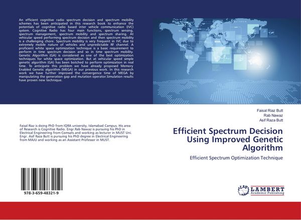 Produktbild: Efficient Spectrum Decision Using Improved Genetic Algorithm