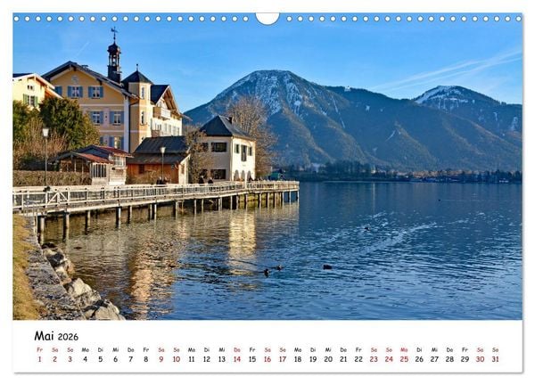 Produktbild: Winterstimmung am Tegernsee (Wandkalender 2026 DIN A3 quer), CALVENDO Monatskalender