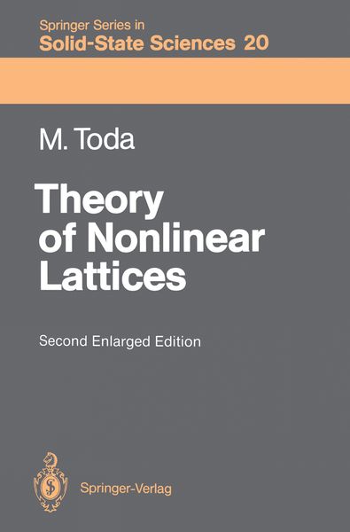 Produktbild: Theory of Nonlinear Lattices
