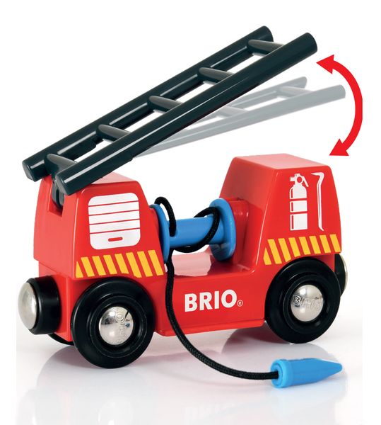 Produktbild: BRIO World - Bahn Feuerwehr Set