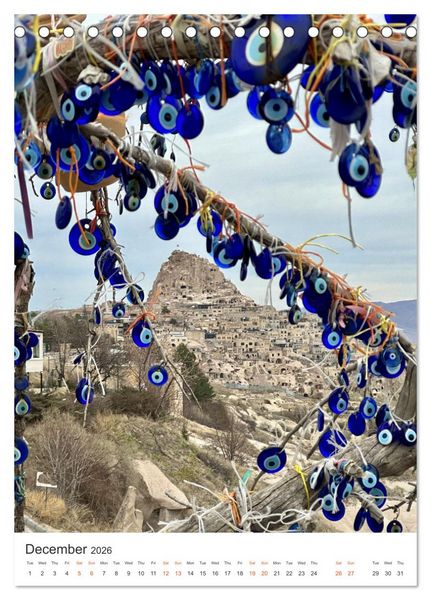 Produktbild: Cappadocia: Caves - Valleys - Balloons (Desk Calendar 2026 DIN A5 portrait), CALVENDO 12 Month DeskCalendar