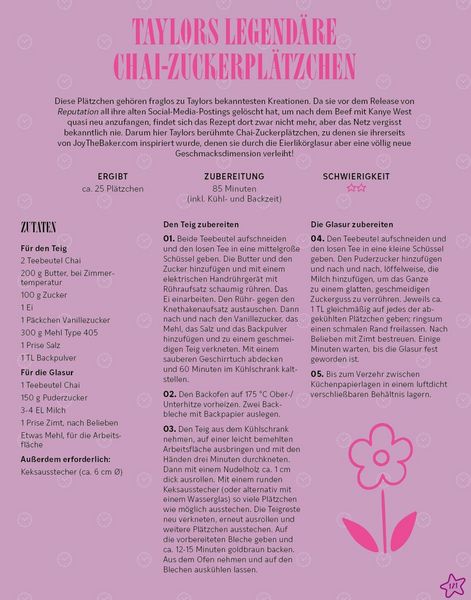 Produktbild: Taylor's Kitchen - Das ultimative Swiftie-Kochbuch
