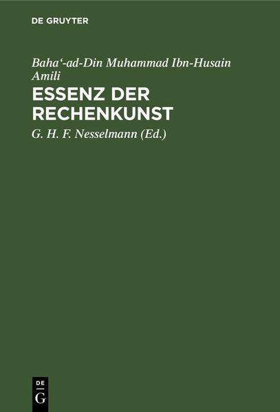 Produktbild: Essenz der Rechenkunst