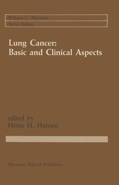 Produktbild: Lung Cancer: Basic and Clinical Aspects