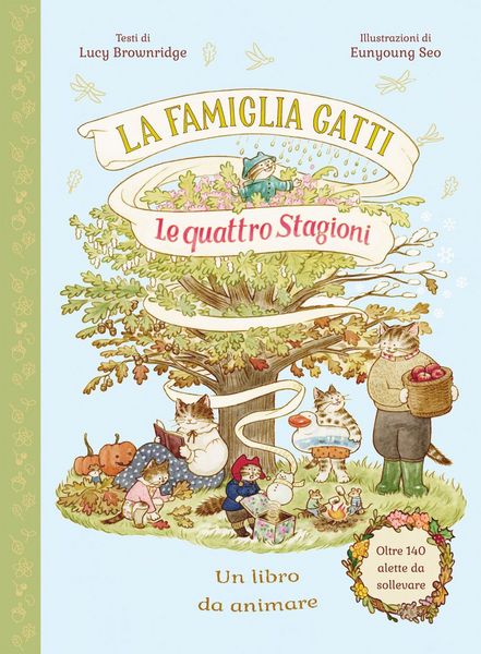 Produktbild: La famiglia Gatti. Le quattro stagioni. Con alette da sollevare