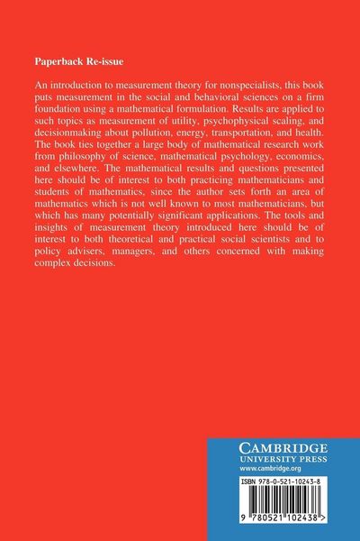 Produktbild: Measurement Theory