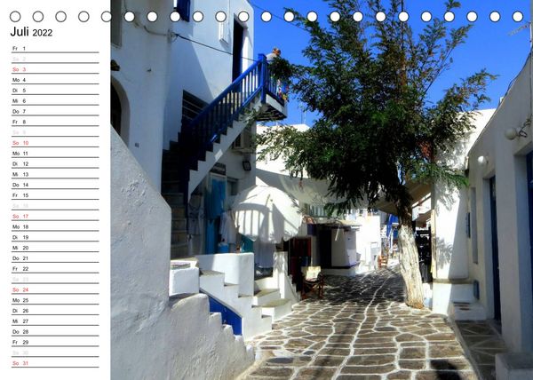 Produktbild: MYKONOS - Insel der Winde (Tischkalender 2022 DIN A5 quer)
