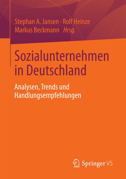 Produktbild: Sozialunternehmen in Deutschland
