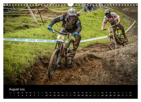 Produktbild: Downhill Racing 2026 (Wandkalender 2026 DIN A3 quer), CALVENDO Monatskalender