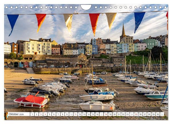 Produktbild: Gro&szlig;britannien - Wales (Wandkalender 2026 DIN A4 quer), CALVENDO Monatskalender