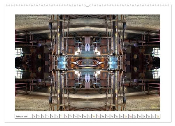 Produktbild: Faszination Spiegelung - Industrie und Technik (hochwertiger Premium Wandkalender 2026 DIN A2 quer), Kunstdruck in Hochglanz