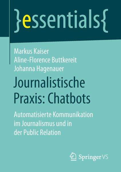 Produktbild: Journalistische Praxis: Chatbots