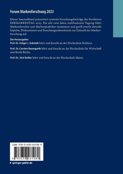 Produktbild: Forum Markenforschung 2023