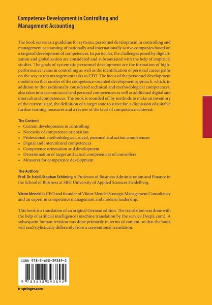 Produktbild: Competence Development in Controlling and Management Accounting
