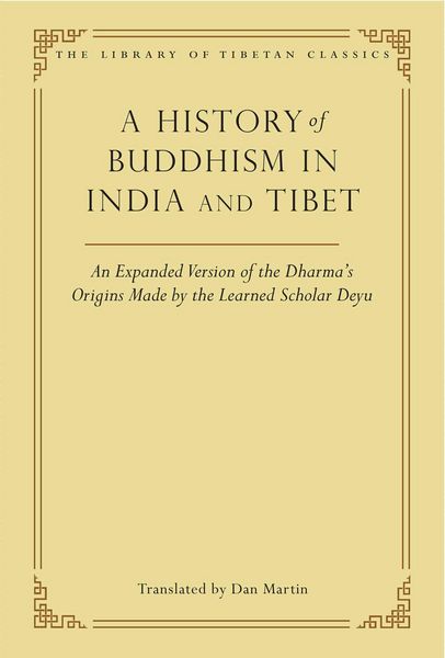Produktbild: A History of Buddhism in India and Tibet