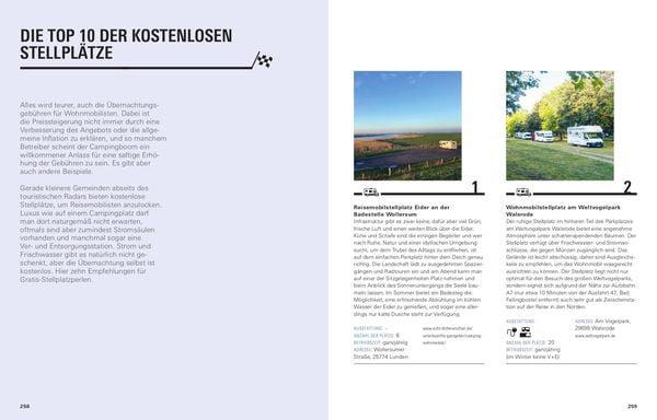 Produktbild: Traumziele mit dem Wohnmobil in Deutschland, &Ouml;sterreich und der Schweiz