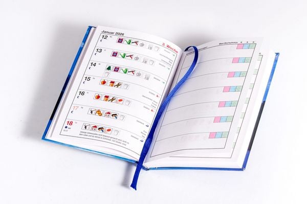 Produktbild: Das Mondjahr 2026 - Der farbige Taschenkalender