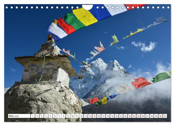 Produktbild: Im Reich des Sagarmatha (Wandkalender 2026 DIN A4 quer), CALVENDO Monatskalender