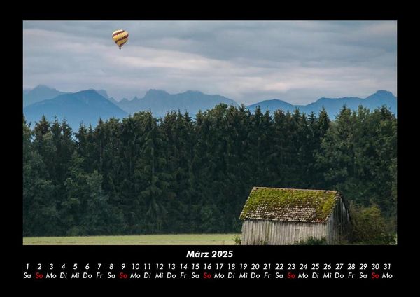 Produktbild: Berge 2025 Fotokalender DIN A3