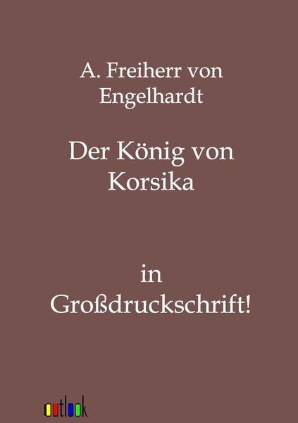 Produktbild: Der K&ouml;nig von Korsika