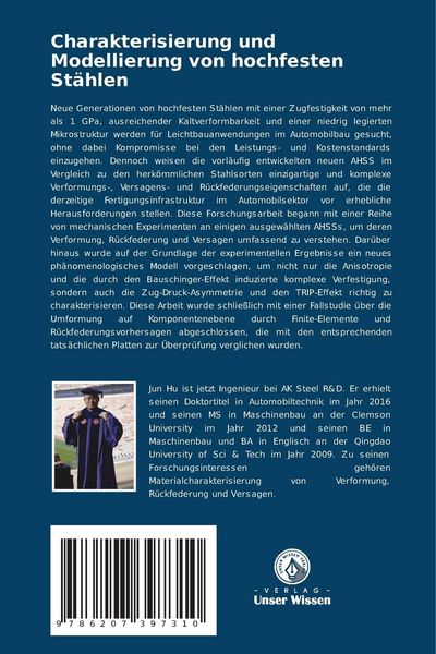 Produktbild: Charakterisierung und Modellierung von hochfesten St&auml;hlen
