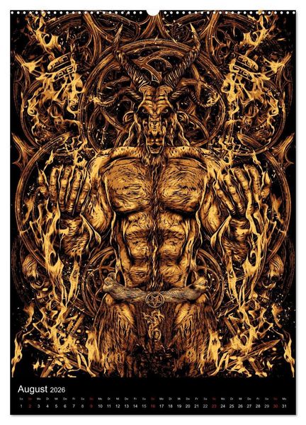 Produktbild: BLOODBOY/ HORROR ILLUSTRATION V1 (hochwertiger Premium Wandkalender 2026 DIN A2 hoch), Kunstdruck in Hochglanz