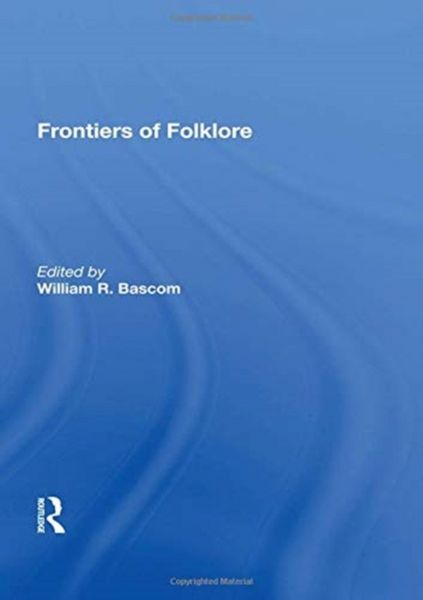 Produktbild: Bascom, W: Frontiers Of Folklore/h