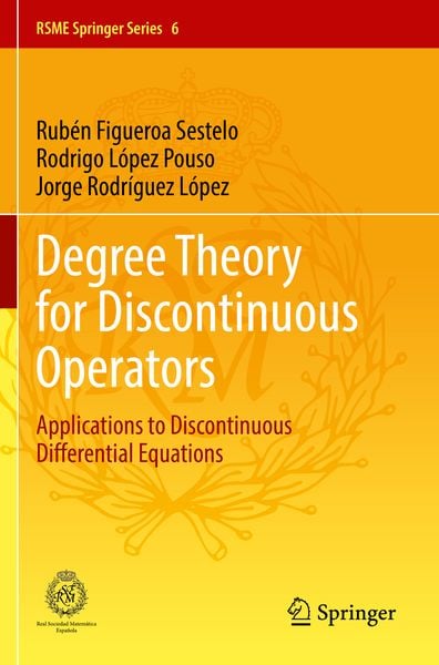 Produktbild: Degree Theory for Discontinuous Operators