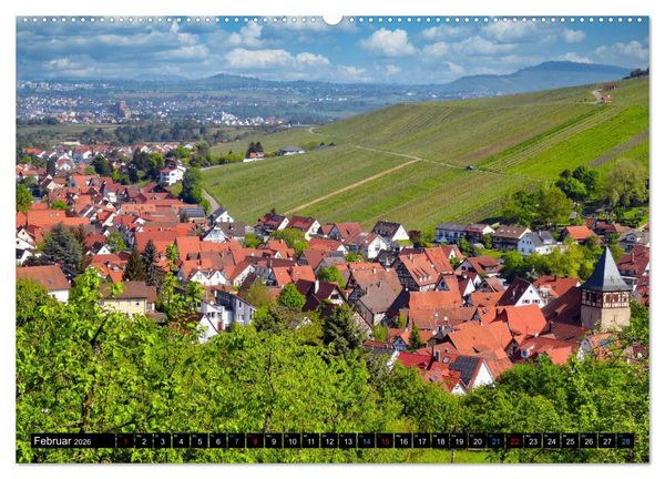Produktbild: Weinstadt Str&uuml;mpfelbach (Wandkalender 2026 DIN A2 quer), CALVENDO Monatskalender