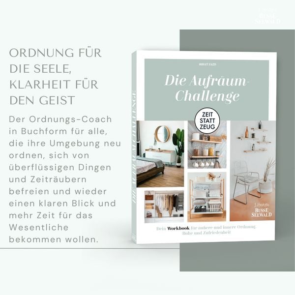 Produktbild: Zeit statt Zeug: Die Aufr&auml;um-Challenge.