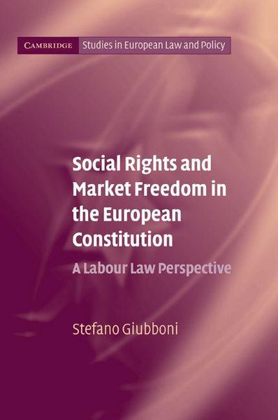 Produktbild: Social Rights and Market Freedom in the European Constitution