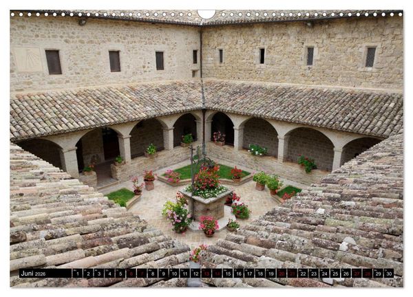 Produktbild: Assisi - Die Heimat des heiligen Franziskus und der heiligen Klara (Wandkalender 2026 DIN A3 quer), CALVENDO Monatskalender