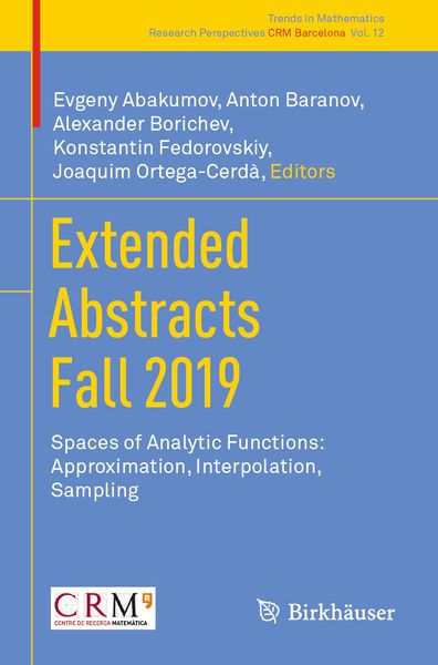 Produktbild: Extended Abstracts Fall 2019