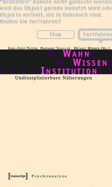 Produktbild: Wahn - Wissen - Institution