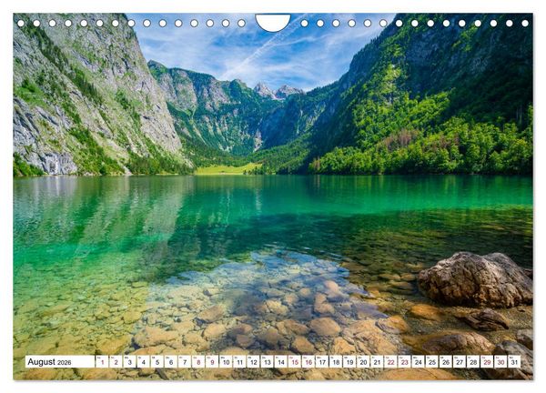 Produktbild: Berchtesgadener Alpen - Landschaften zum Tr&auml;umen (Wandkalender 2026 DIN A4 quer), CALVENDO Monatskalender