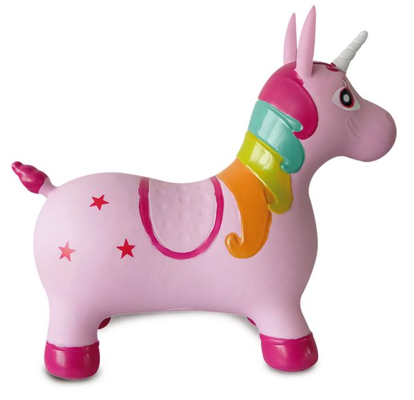 Produktbild: Jamara H&uuml;pftier Einhorn bunt mit Pumpe