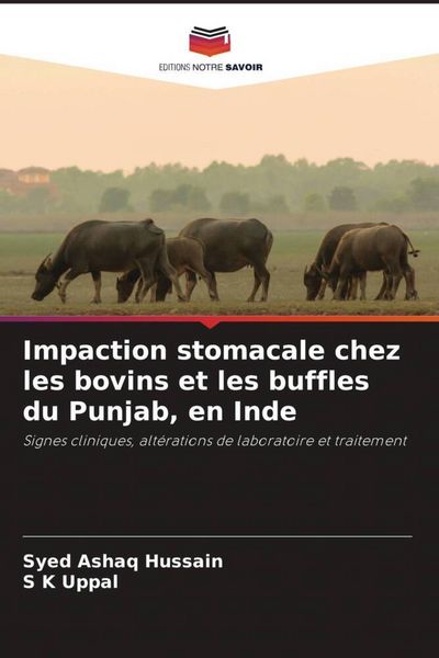 Produktbild: Impaction stomacale chez les bovins et les buffles du Punjab, en Inde
