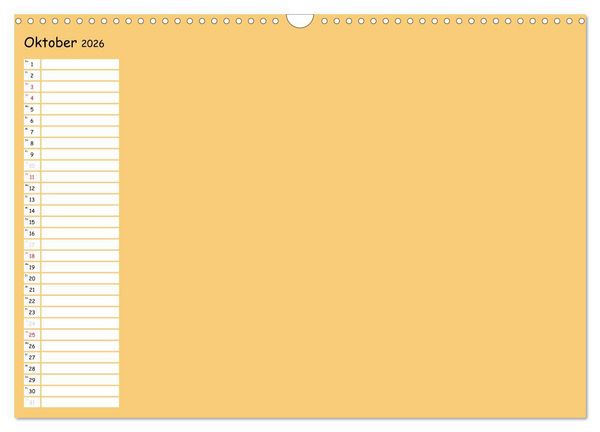 Produktbild: Bunter Bastelkalender (Wandkalender 2026 DIN A3 quer), CALVENDO Monatskalender