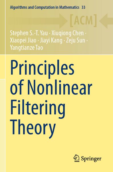 Produktbild: Principles of Nonlinear Filtering Theory