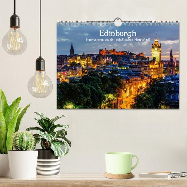 Produktbild: Edinburgh - Impressionen aus der schottischen Hauptstadt (Wandkalender 2026 DIN A4 quer), CALVENDO Monatskalender