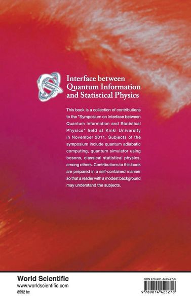 Produktbild: Interface Betw Quantum Info & Stat Phys