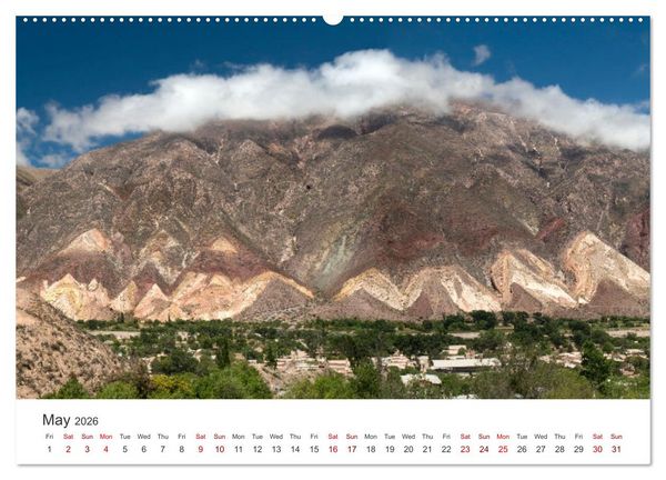 Produktbild: A quick trip to Argentina and Chile (High Quality Premium Wall Calendar 2026 DIN A2 landscape),CALVENDO 12 Month Wall Calendar