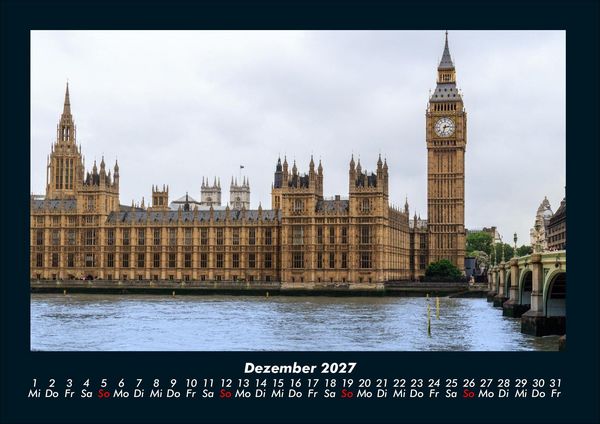 Produktbild: London - Impressionen 2027 Fotokalender DIN A4