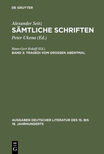 Produktbild: Tragedi vom Gro&szlig;en Abentmal
