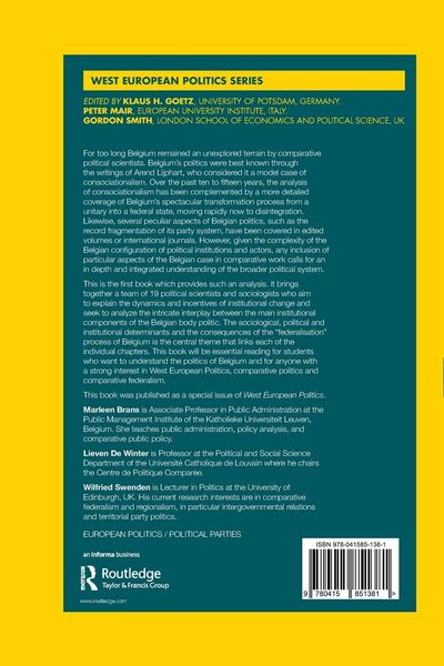 Produktbild: The Politics of Belgium
