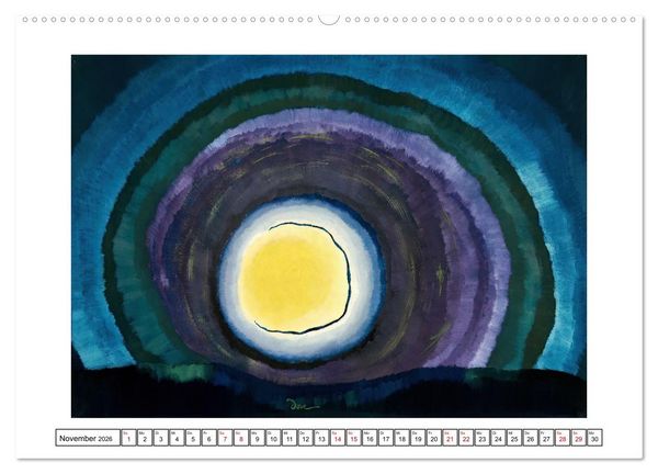 Produktbild: Arthur Dove - Abstrakte Impressionen (hochwertiger Premium Wandkalender 2026 DIN A2 quer), Kunstdruck in Hochglanz