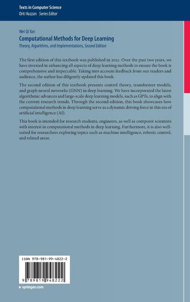 Produktbild: Computational Methods for Deep Learning